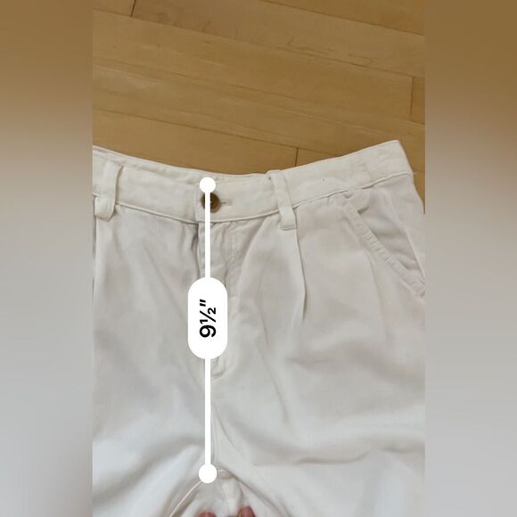 Anthropologie Scout Slim Pleated Pants Slouchy Lyocell In Cream 27 - Picture 9 of 15